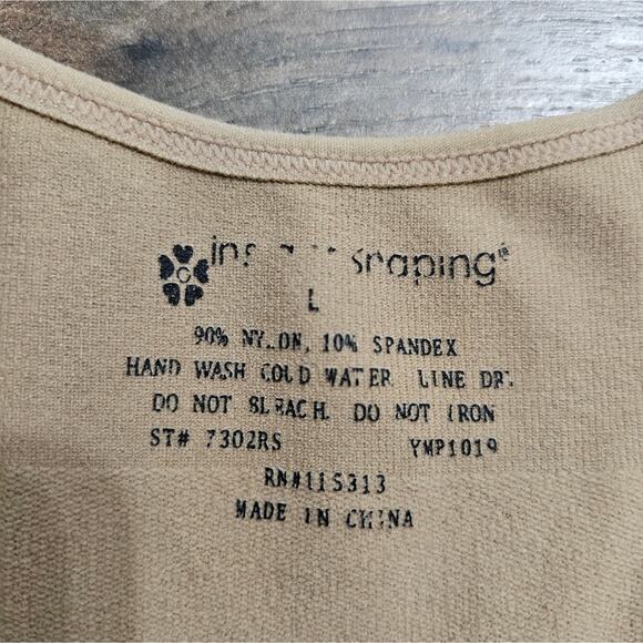 Instant Shaping Beige Full Body Shaper Bodysuit Seamless Compression Large - Picture 5 of 10